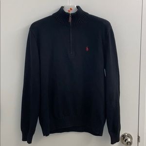 Ralph Lauren Polo Men’s Cotton Quarter-Zip Sweater
